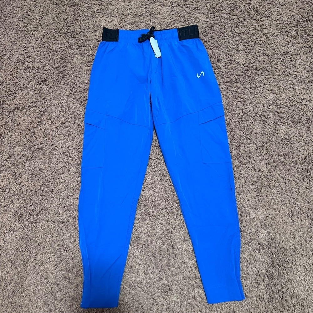 TLF Emerge Workout Jogger Cobalt Blue Women's Size Small Activewear Pants NWT - Picture 4 of 10